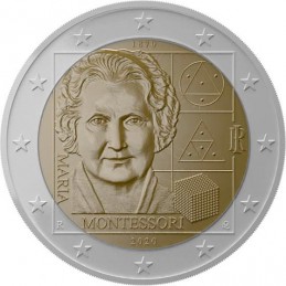 Italie 2020 - 2 euros 150e naissance de Maria Montessori