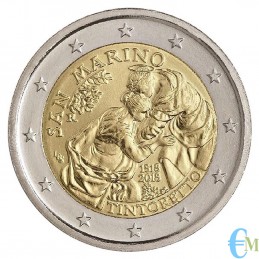 San Marino 2018 - 2 euro commemorativo 500° anniversario della nascita di Tintoretto