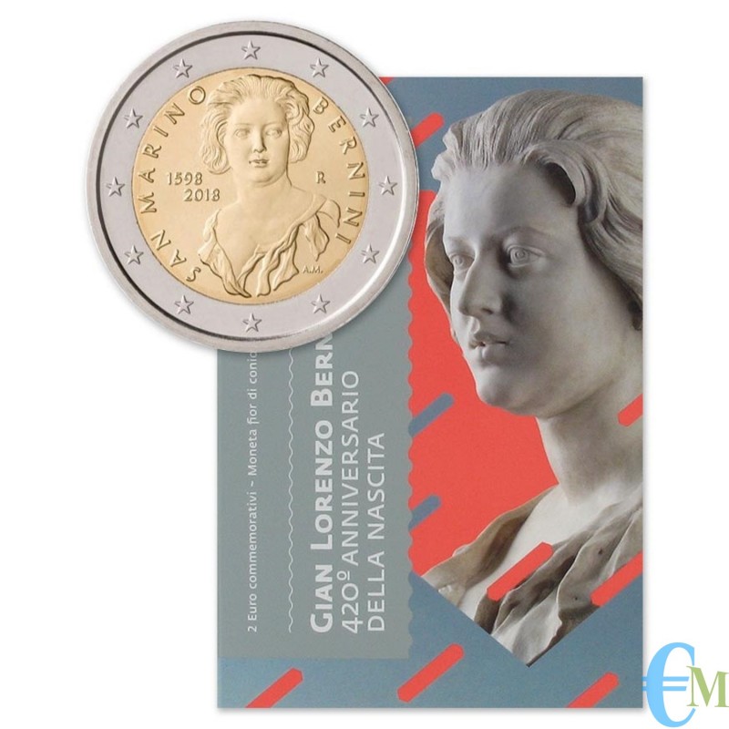 San Marino 2018 - 2 euro commemorativo 420° anniversario della nascita di Gian Lorenzo Bernini