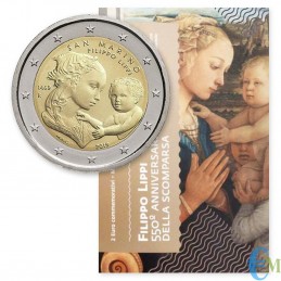 San Marino 2019 - 2 euro commemorativo 550° anniversario della Morte di Filippo Lippi