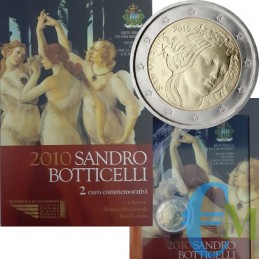 Saint-Marin 2010 - 2 euros 500e anniversaire de la mort de Sandro Botticelli