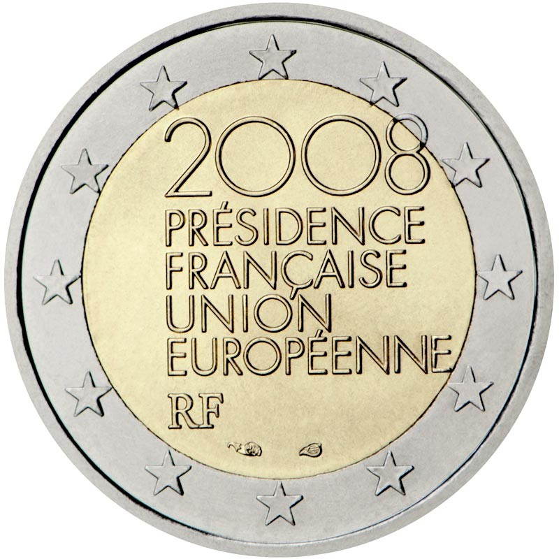 France 2008 - 2 euro French presidency of the EU