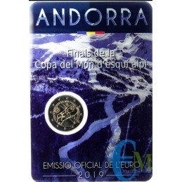 Andorra 2019 - 2 euro Sci alpino