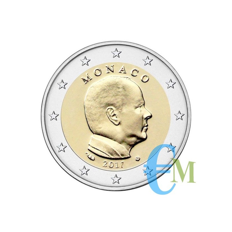 Monaco 2017 - 2 euro emesso per la circolazione