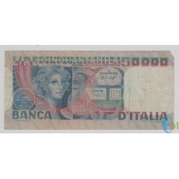 Italia - 50000 Lire volto di Donna 20.06.1977 mb