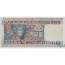 Italia - 50000 Lire volto di Donna 20.06.1977