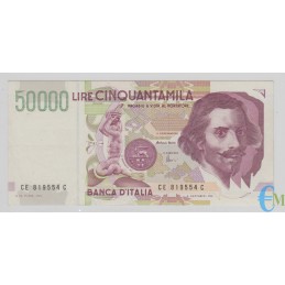 Italia - 50000 Lire Bernini 2° tipo E 24.06.1999