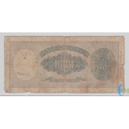 Italia - 1000 Lire Italia Ornata di Perle Testina 20.03.1947 rovescio