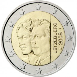 Lussemburgo 2009 - 2 euro commemorativo 90° anniversario dell'ascesa al trono della Granduchessa Carlotta