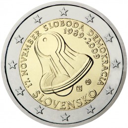 Slovakia 2009 - 2 euro 20th Velvet Revolution