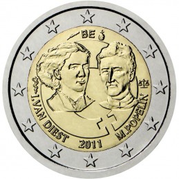 Belgio 2011 - 2 euro 100° Giornata della donna