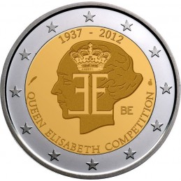 Bélgica 2012 - 2 euros 75º concurso de música Queen Elizabeth