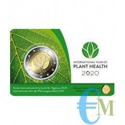 Belgio 2020 - 2 euro commemorativo anno internazionele della salute delle piante. Francese