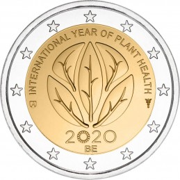 Belgio 2020 - 2 euro commemorativo anno internazionele della salute delle piante.