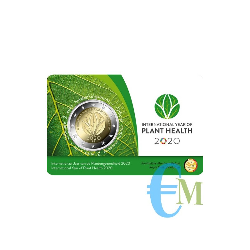 Belgio 2020 - 2 euro commemorativo anno internazionele della salute delle piante. Olandese