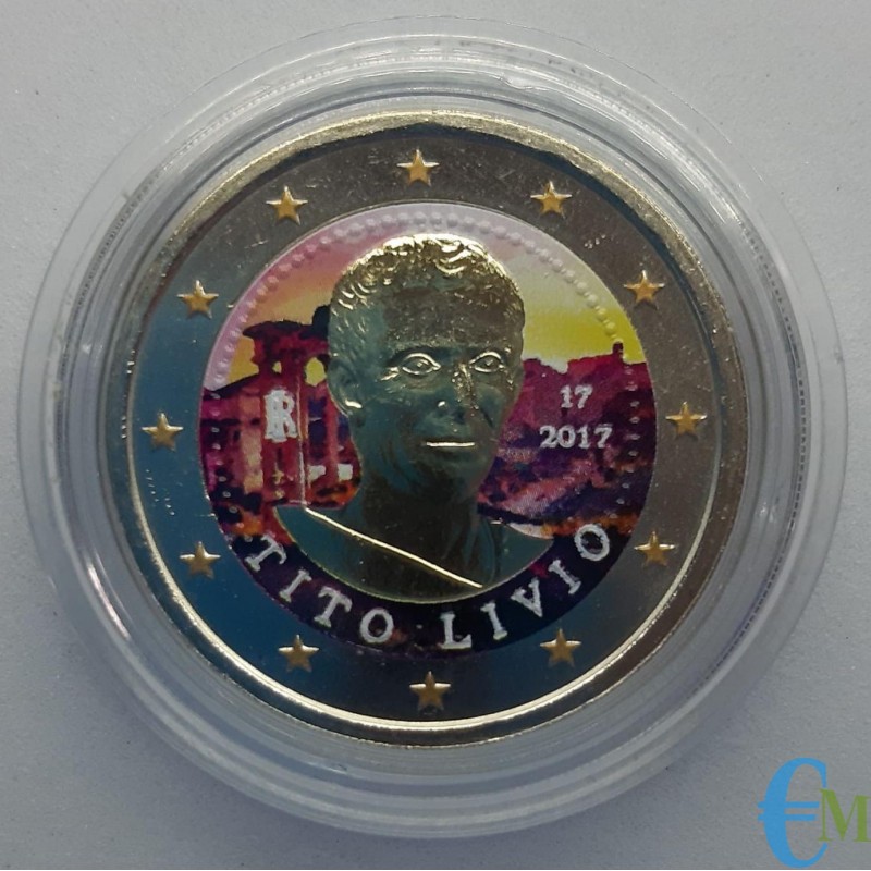 Italia 2017 - 2 euro colorato Tito Livio