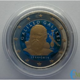 copy of Italia 2014 - 2 euro 450° Galileo Galilei