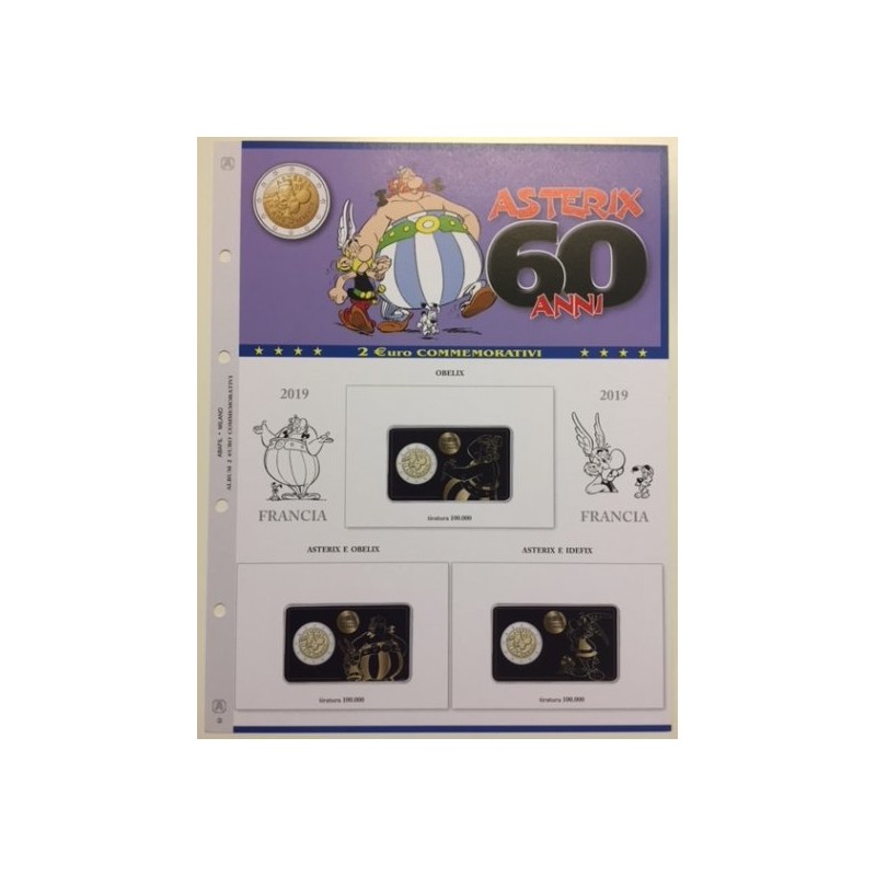 Asterix Commemorative Sheet for € 2