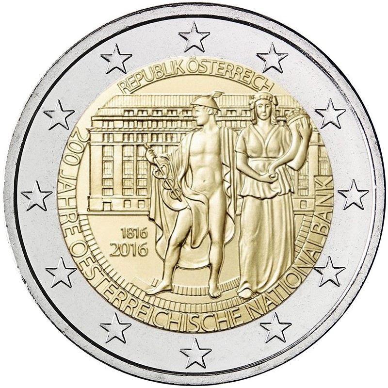 Austria 2016 - 2 euro 200th National Bank