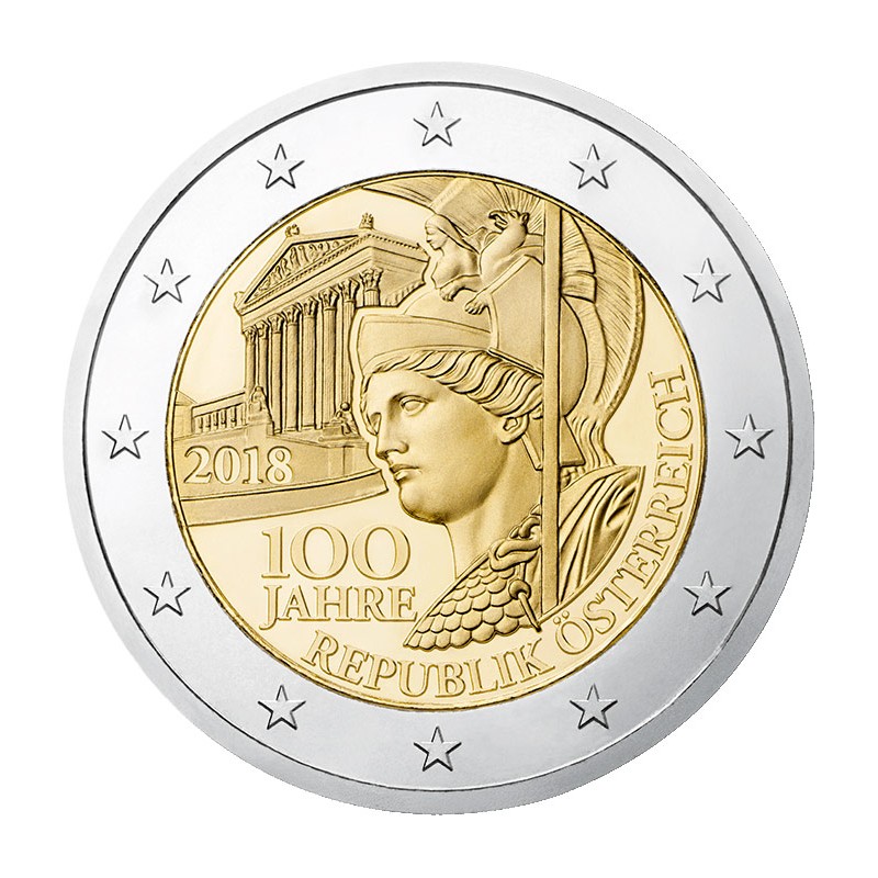 Austria 2018 - 2 euros 100 República de Austria