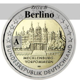 Allemagne 2007 - 2 euros Château de Schwerin - Berlin A