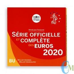 Francia 2020 - Divisionale Euro Ufficiale - 8 valori