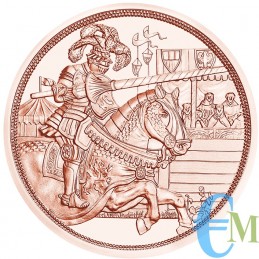Austria 2019 - 10 euro Cavalieri Templari ''Cavalleria'' rovescio