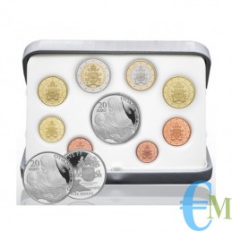 Vaticano 2020 - Divisionale Euro Proof Ufficiale - con 20€ Argento
