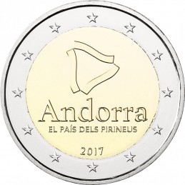 Andorra 2017 - 2 euro commemorativo paese dei Pirenei