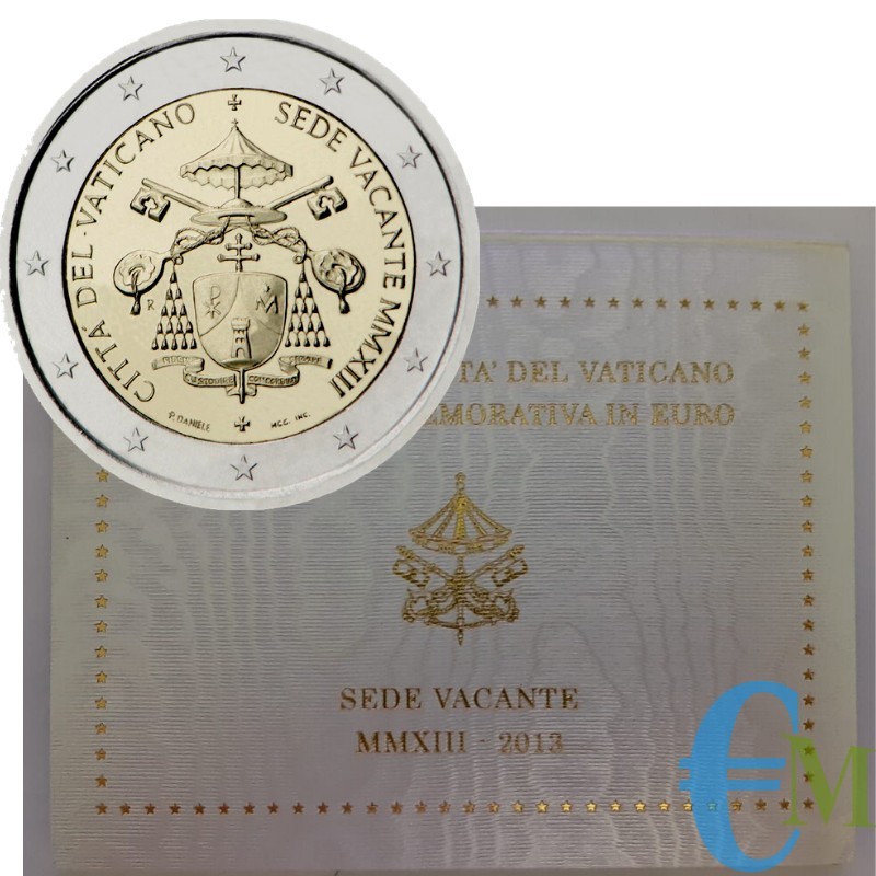 Vatican 2013 - 2 euros Siège vacant