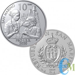 Saint-Marin 2020 - 10 euros monométallique "Pro I.S.S."