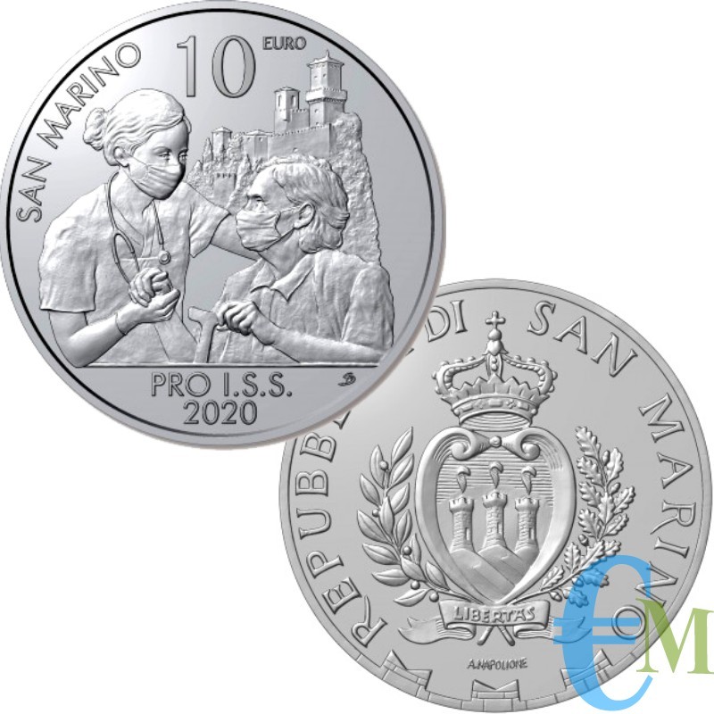 San Marino 2020 - 10 euros monometálico "Pro I.S.S."