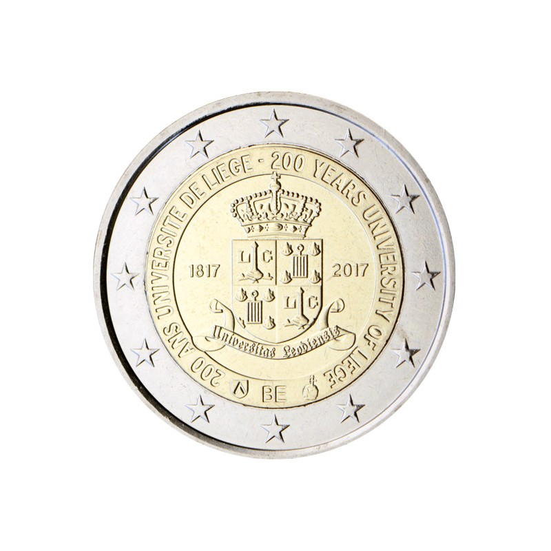 Belgio 2017 - 2 euro commemorativo 200° anniversario dell'Università di Liegi.