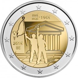 copy of Belgio 2018 - 2 euro Maggio 1968