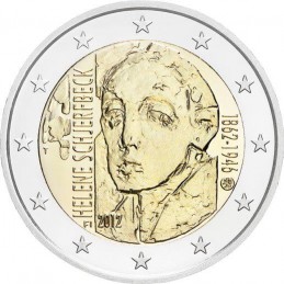 Finlandia 2012 - 2 euro 150° nascita di Helene Schjerfbeck
