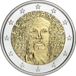 Finlandia 2013 - 2 euro 125° nascita Frans Eemil Sillanpaa