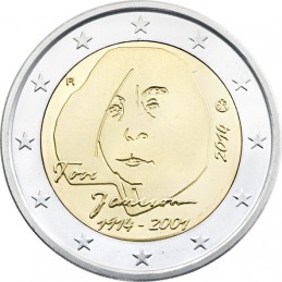 Finlandia 2014 - 2 euros 100 nacimiento de Tove Jansson