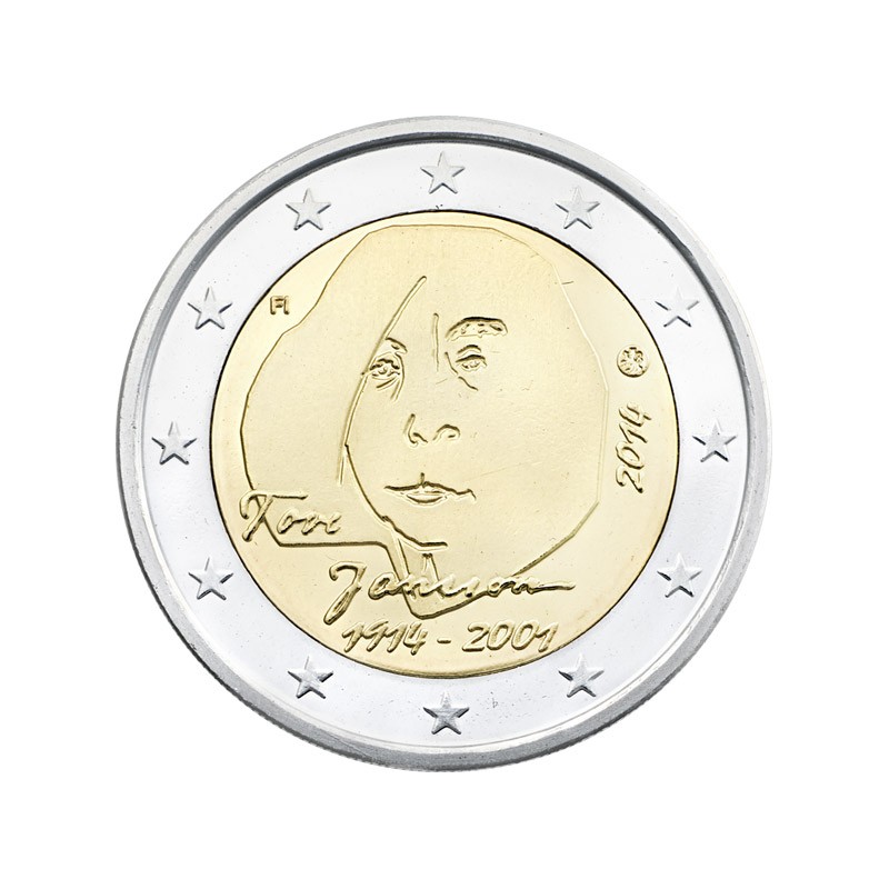 Finlande 2014 - 2 euros 100e naissance de Tove Jansson