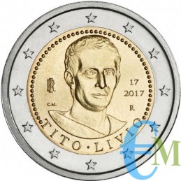 Italia 2017 - 2 euros 2000 muerte de Tito Livio