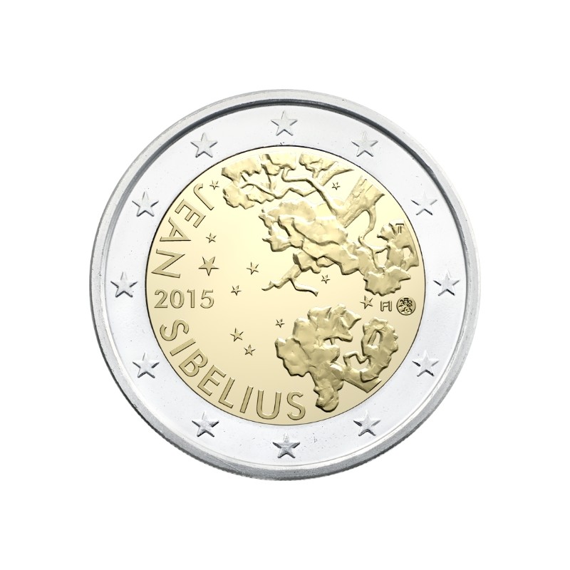 Finlandia 2015 - 2 euro 150° nascita Jean Sibelius