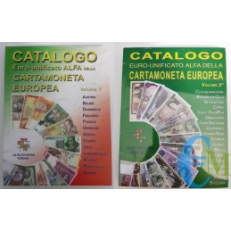 Lotto Cataloghi Alfa della Cartamoneta Europea 1° e 2° volume