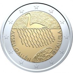 Finlande 2015 - 2 euros 150e naissance d'Akseli Gallen-Kallela