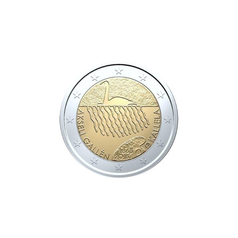 Finlande 2015 - 2 euros 150e naissance d'Akseli Gallen-Kallela