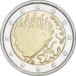 Finlandia 2016 - 2 euro 90° morte di Eino Leino