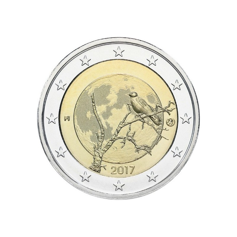 Finlandia 2017 - 2 euro finlandés naturaleza