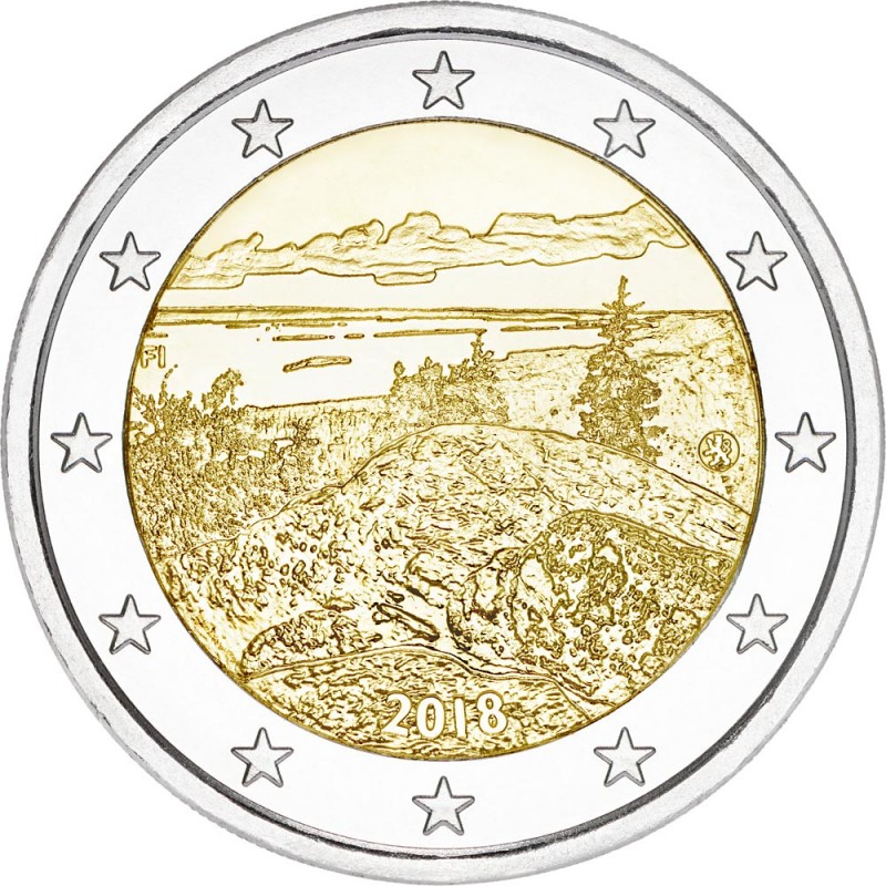 Finlandia 2018 - 2 euros Parque Nacional Koli