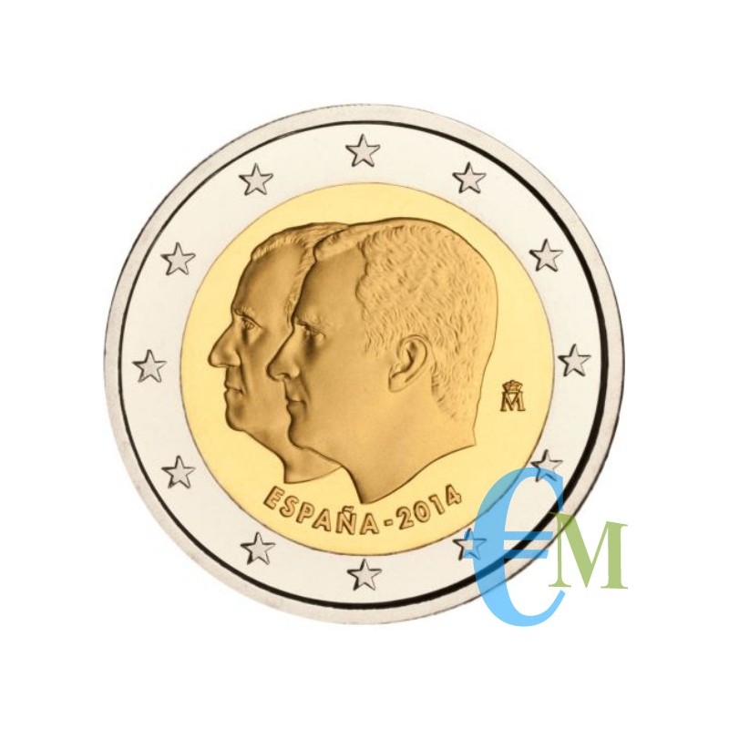 Spagna 2014 - 2 euro commemorativo proclamazione di Filippo VI.