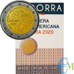 Andorra 2020 - 2 euro 27° Vertice Iberoamericano