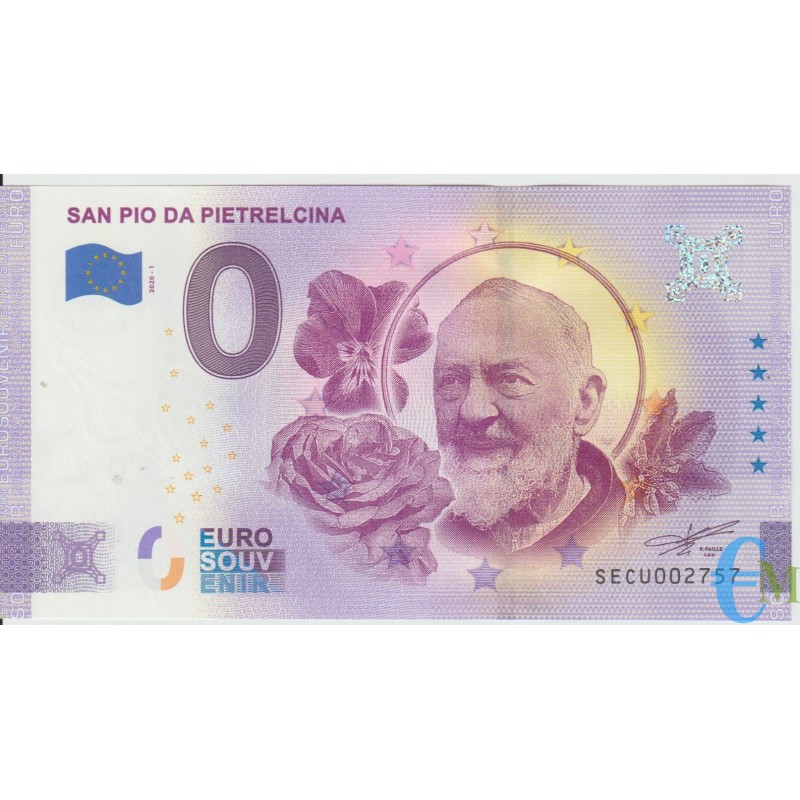 Italia - 0 euro San Pío de Pietrelcina - Padre Pio