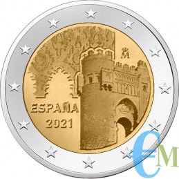 España 2021 - 2 euro ciudad histórica de Toledo - Moneda duodécima